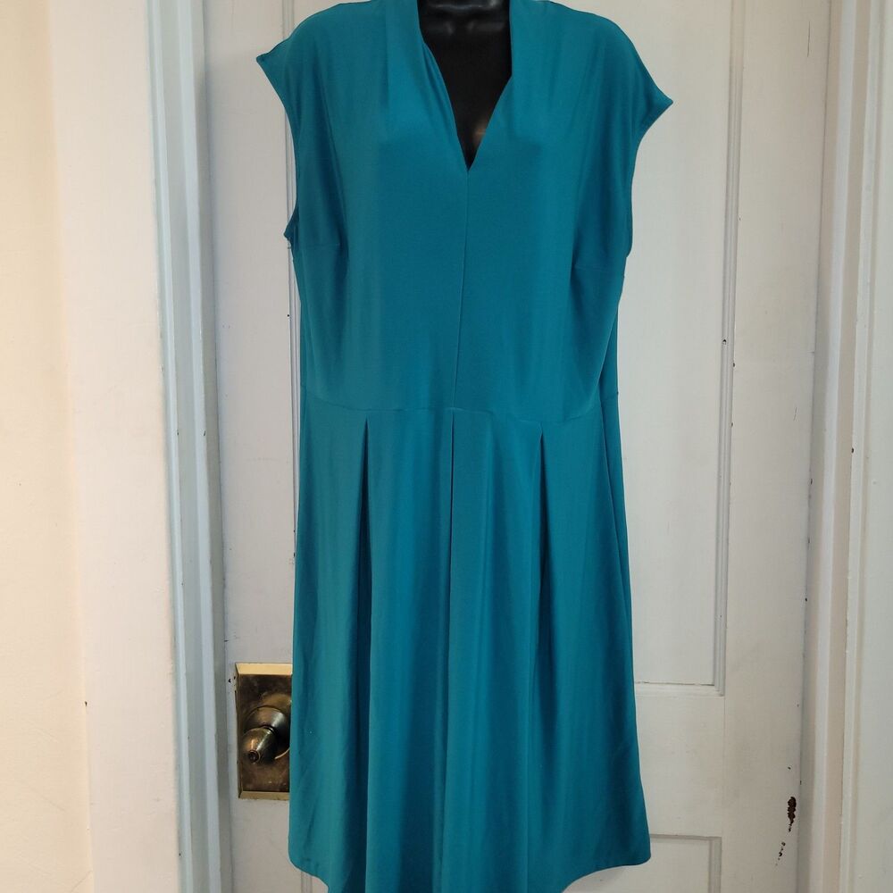 Teal blue dress 1X Gilli